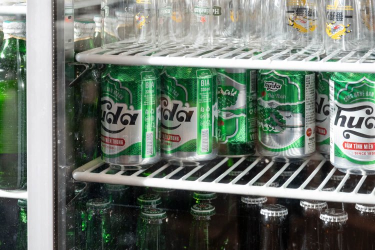 フーダビール500円やトウガン茶350円などベトナムの飲み物も充実。