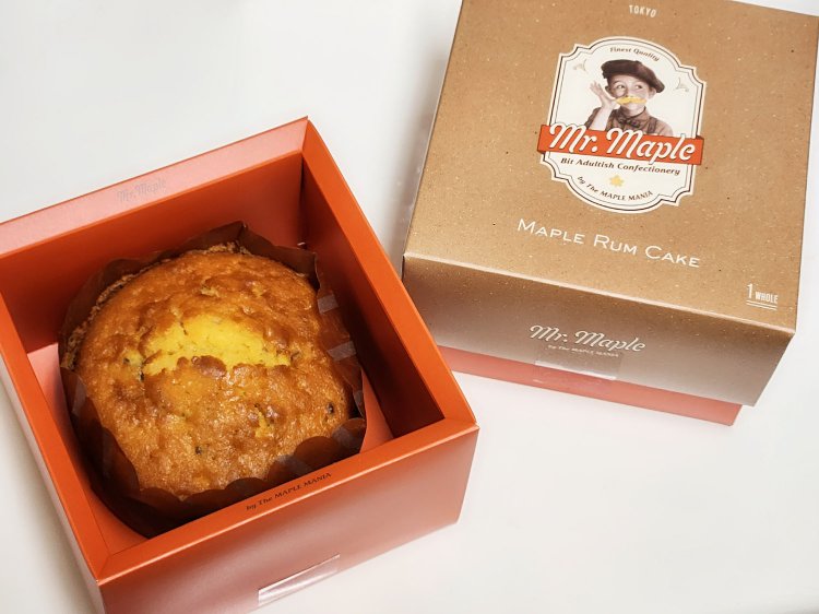 東京駅限定メープルラムケーキ1730円。※数量限定。