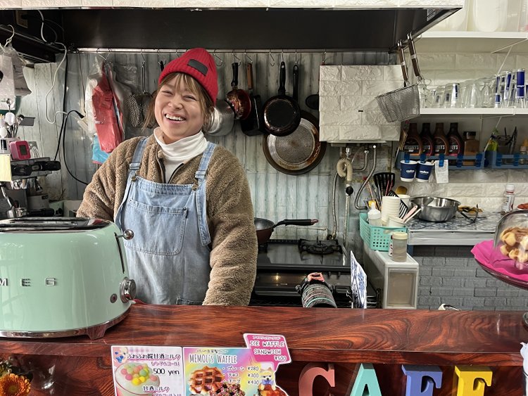 暖かく迎え入れてくれた店長の田口さん。