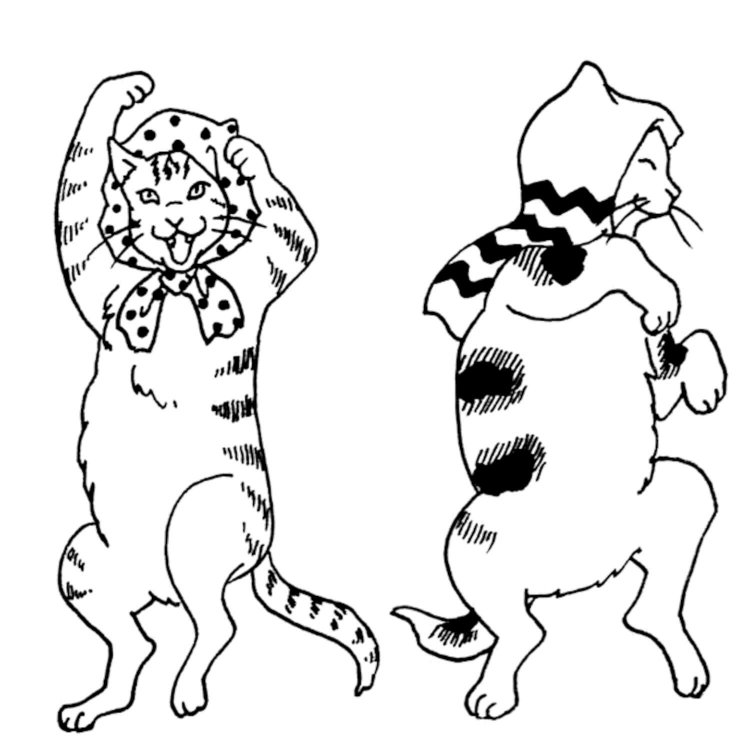 志木昔話14猫の大宴会