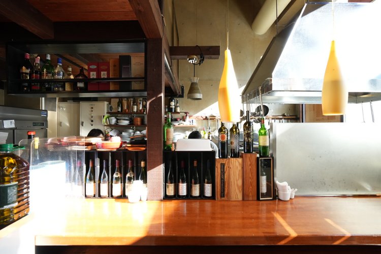 ランチは夫婦二人で切り盛りされている。