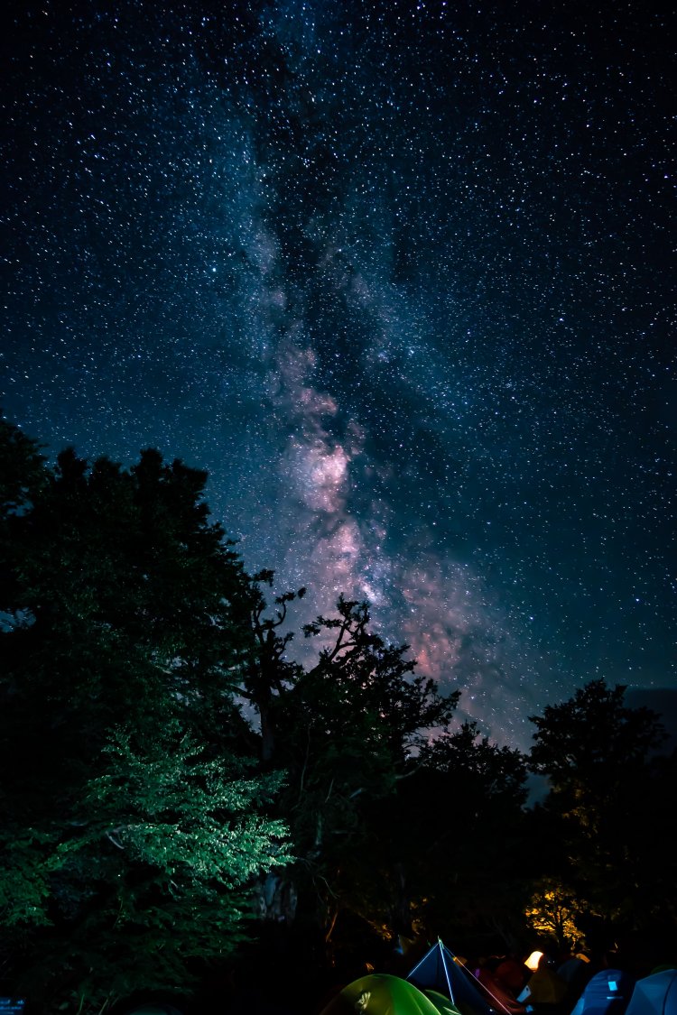 周辺の光が少なく、星空観賞にもぴったり。