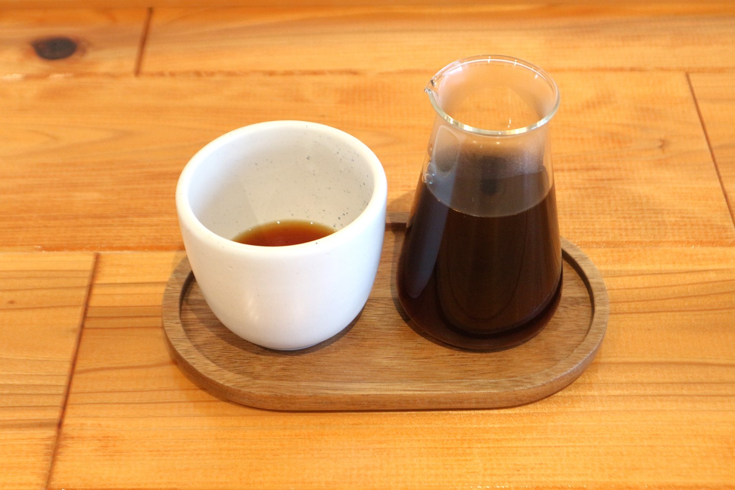 ブレンド600円は、立川の街のイメージをコーヒーで表現。