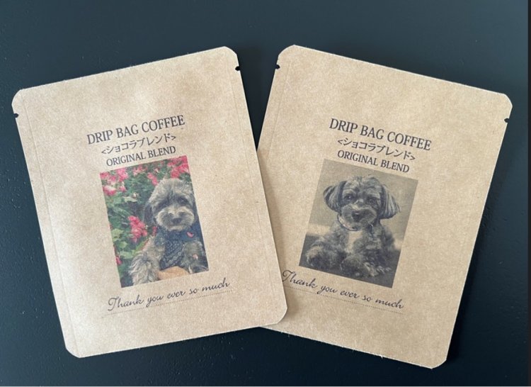 オリジナルパッケージで作ることができるドリップコーヒー。（写真提供＝グリーン珈琲焙煎所市川店）