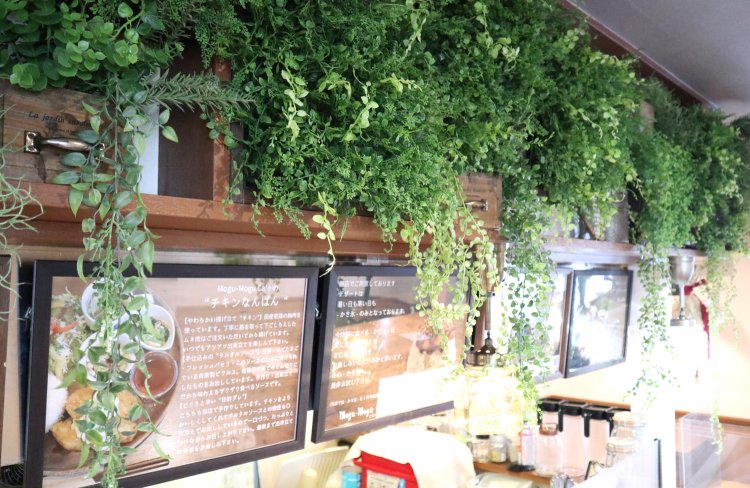 グリーンの内装は、基本的にDIYでの手作り。服飾の学校に通っていたという高畑さんのセンスが光る。