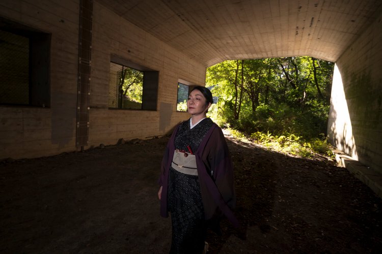 取材時は作りかけのトンネルに入ることができた。