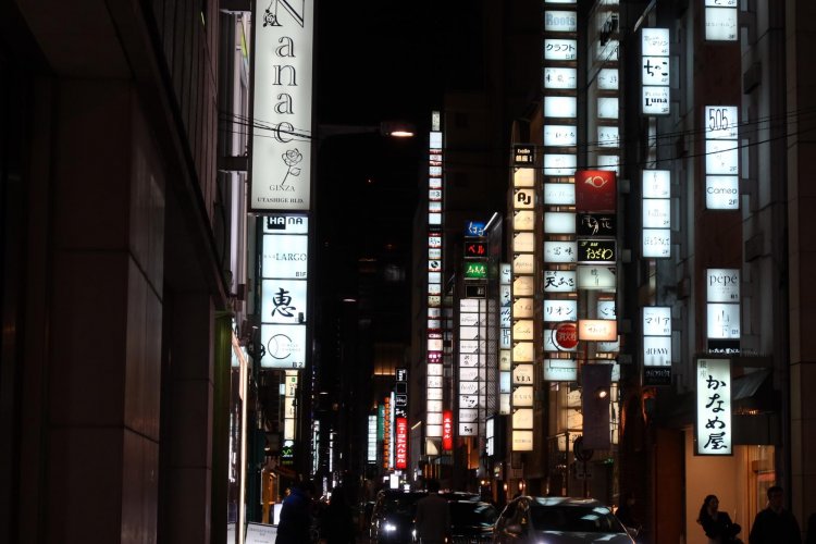 ハッとするほどの銀座。