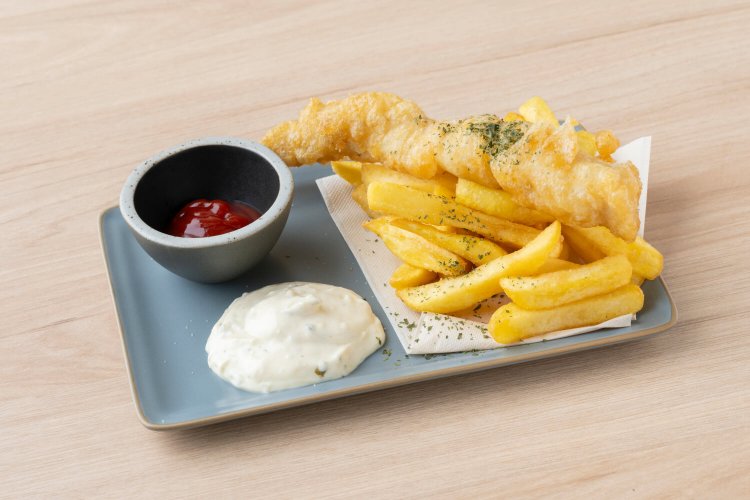 フィッシュ＆チップス980円。