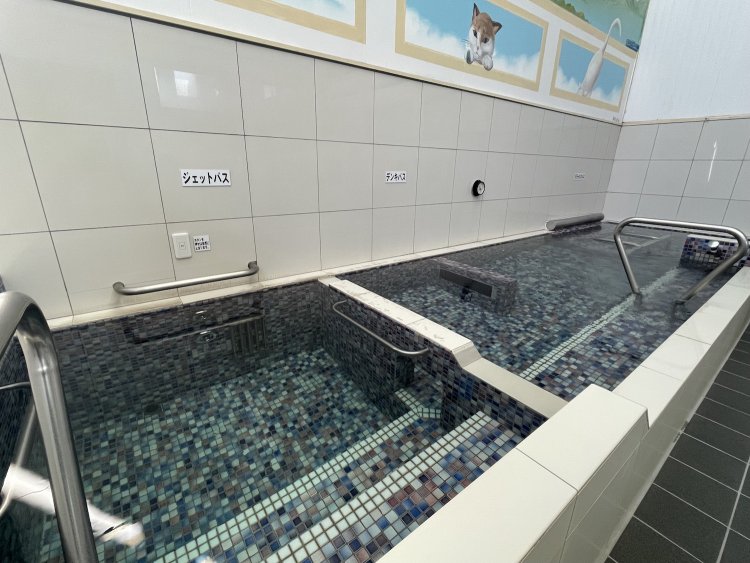 東京一の歴史だという軟水のお風呂。