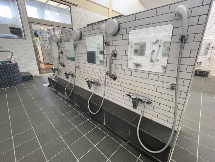 格段に使いやすくなった洗い場。