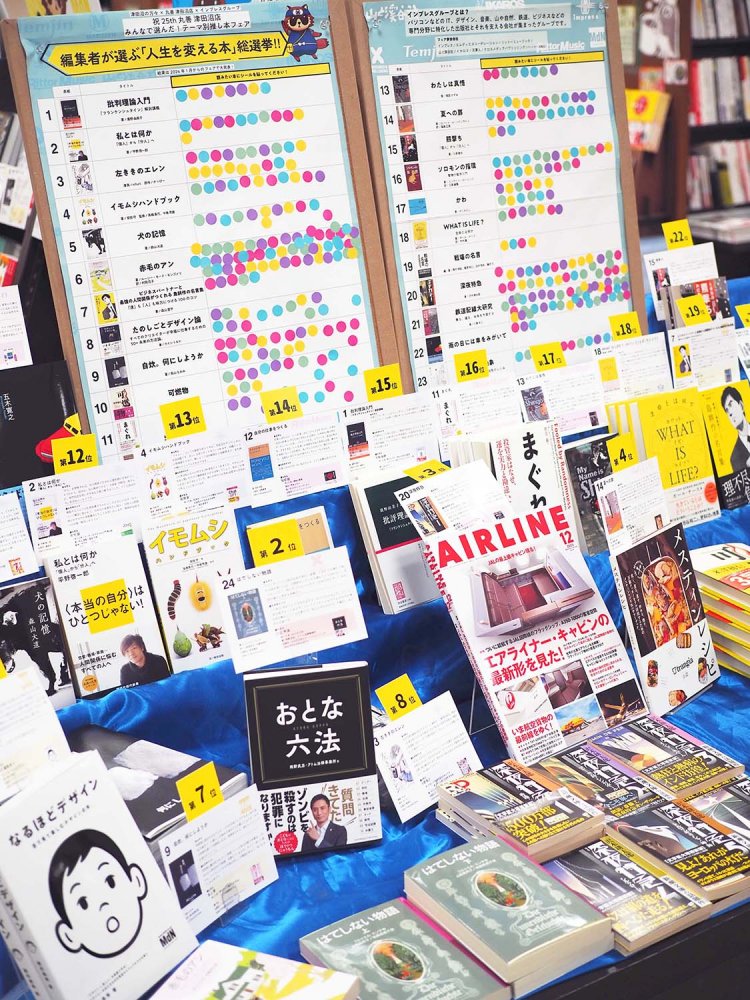 副店長の安川さんお気に入り、インプレスグループの編集者とのコラボフェア。