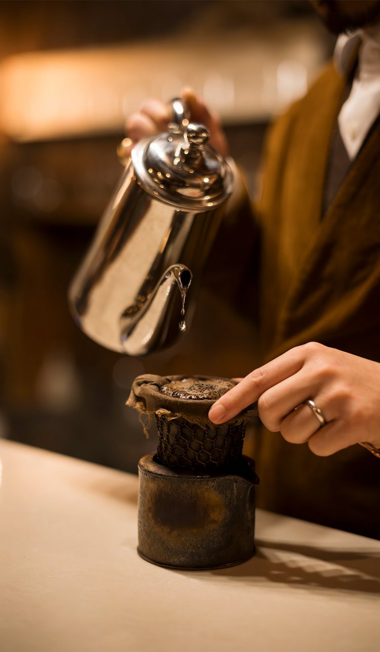 ドリップすると香りが魅惑的に漂いだす。