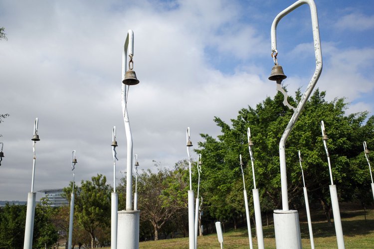 同じく、聴覚体験区。