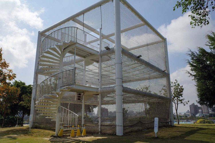 バランス体験区。