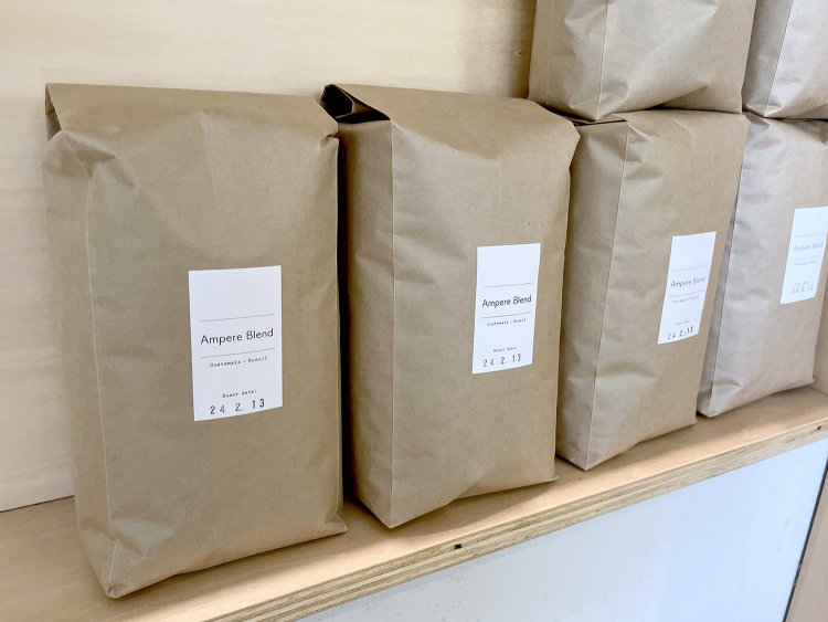姉妹店『COFFEE WRIGHTS』の自家焙煎コーヒー。