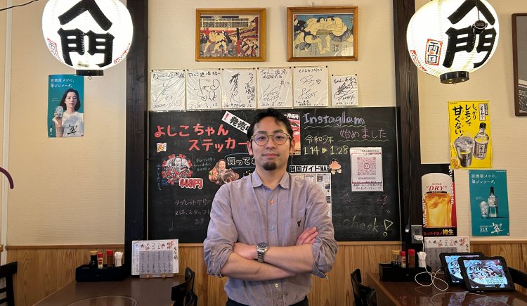 「鍋を食べる楽しさを若い世代にもっと知ってほしい」と話す店長の廣瀬大葉さん。