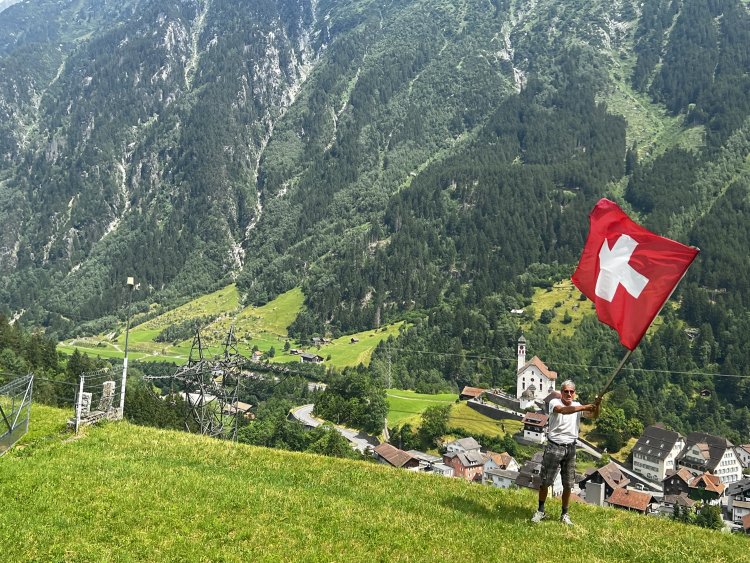 途中でびっくり、こんなおもてなしが。