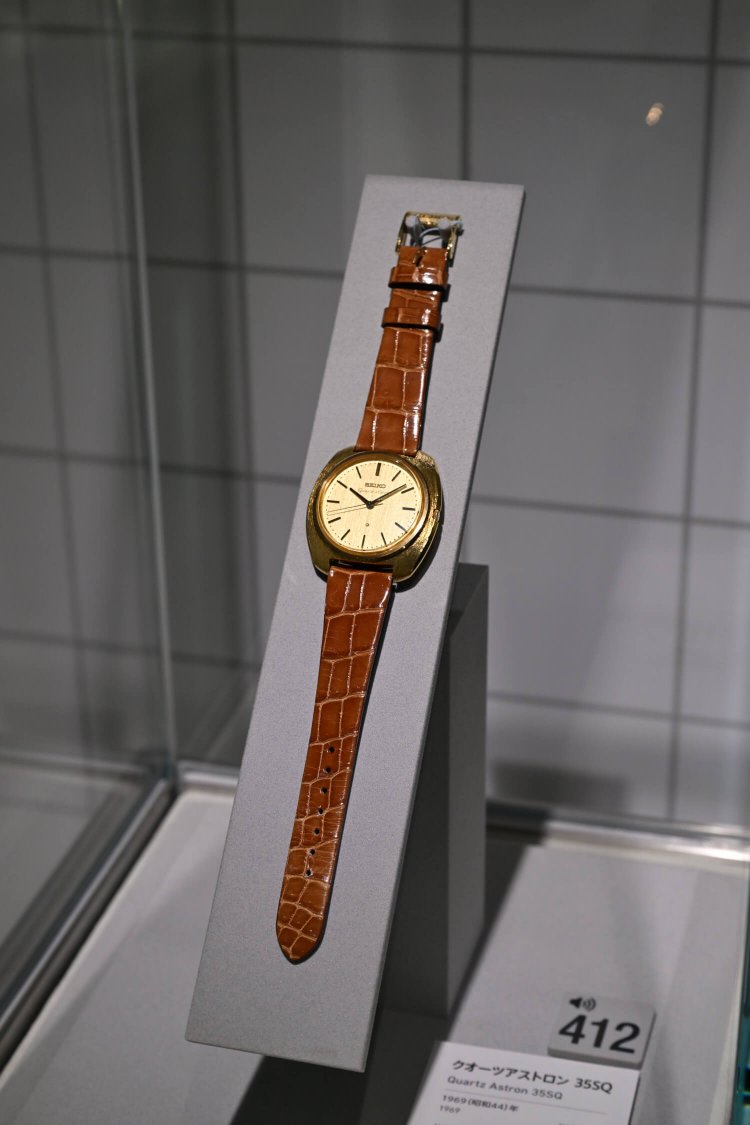 1969年製の世界初のクオーツ腕時計。