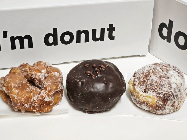 生フレンチクルーラー 356円、カカオ 346円、I'm donut ? 238円。