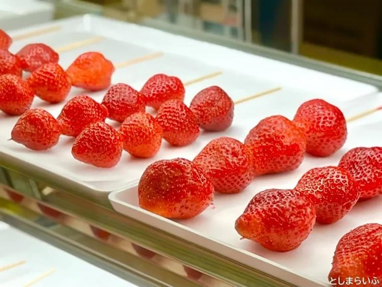【としまらいふ】あまおういちご飴専門店【Strawberry Tiger】