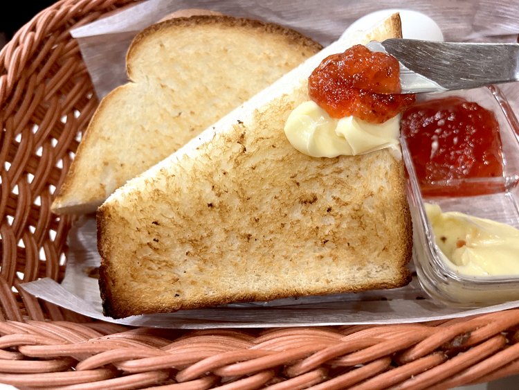 最初はジャム＆バターでいってみよう。