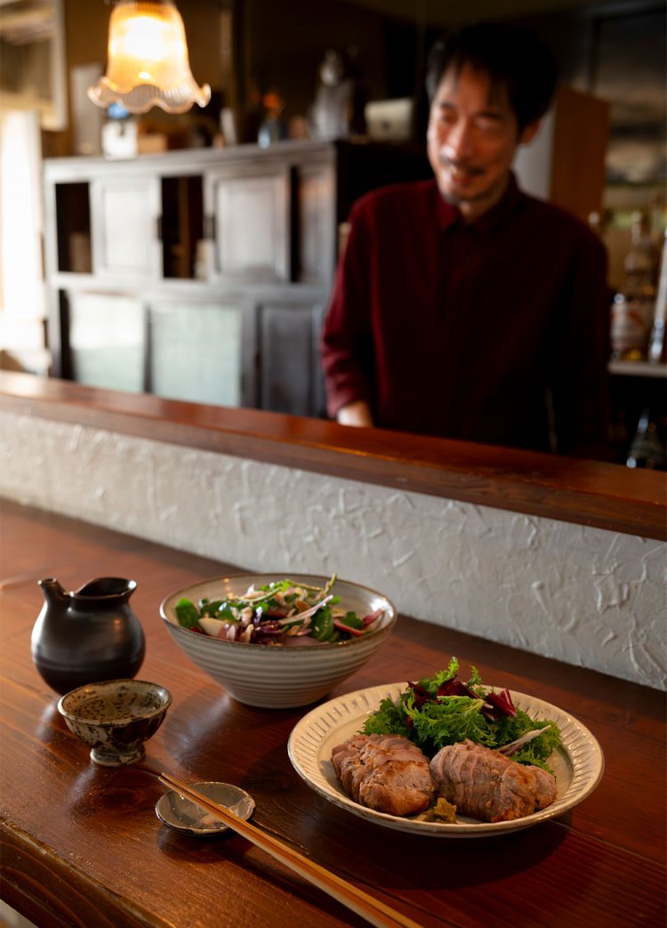 豚の肩肉の粕漬け焼き680円。