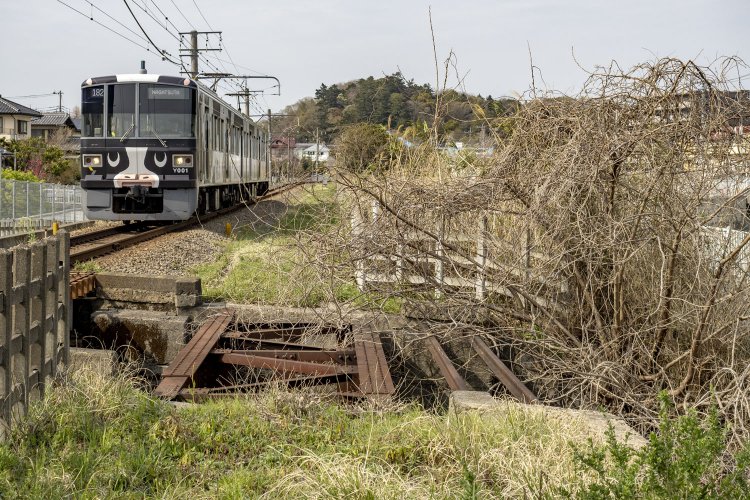 まだしっかりと残っていたガーダー橋。わずかな長さだが田奈弾薬庫軍用線の生き証人である。