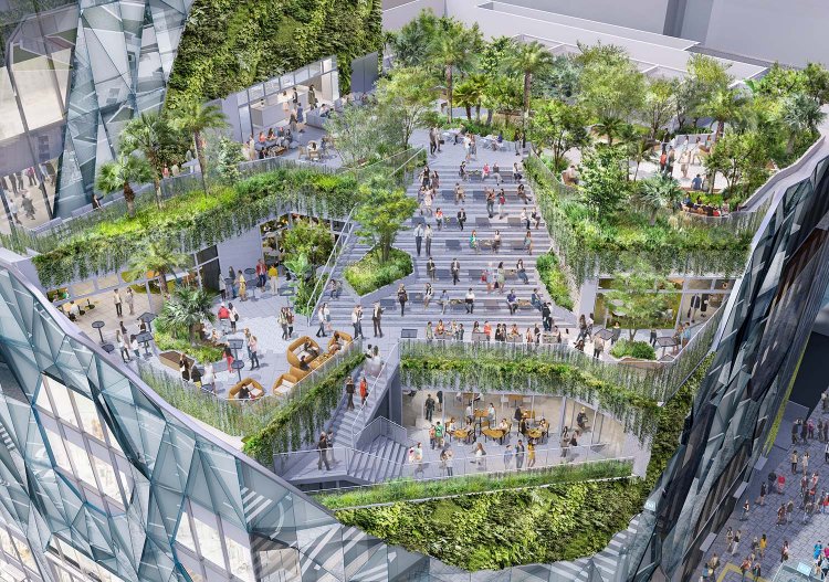 屋上テラスは東急プラザ表参道「オモカド」とも連動。