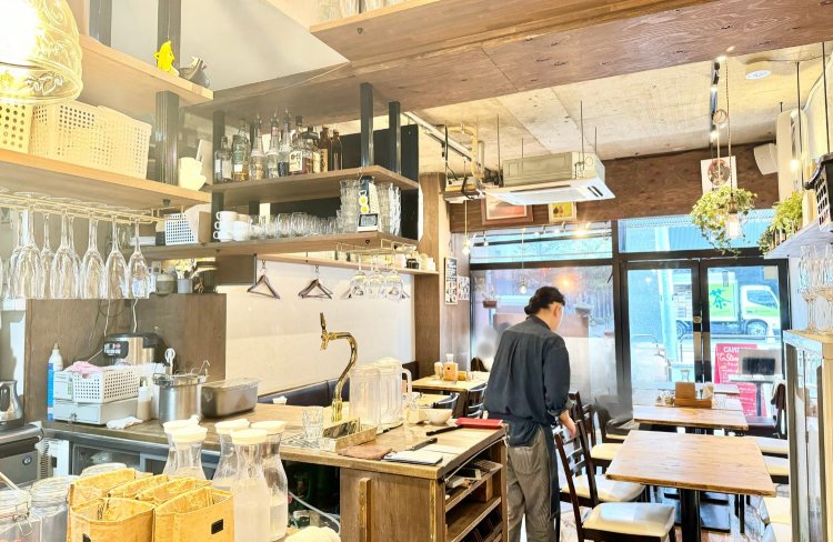 居心地のよい空間でランチのひとときが過ごせる。