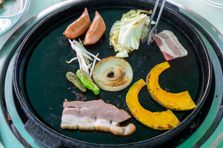 バーベーキューで焼いた玉ねぎの特別感よ！