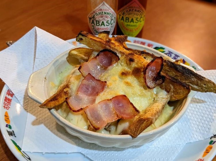 チーズポテト焼き600円。