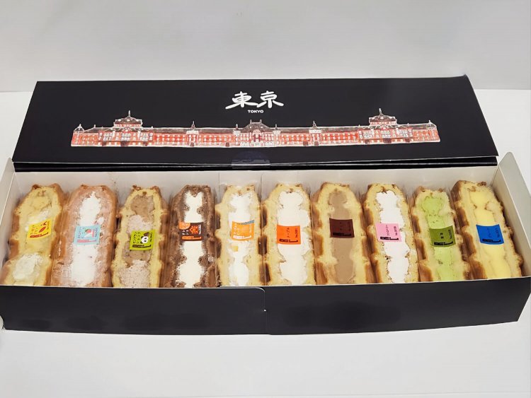 東京駅限定 ワッフル10個セット 2160円。