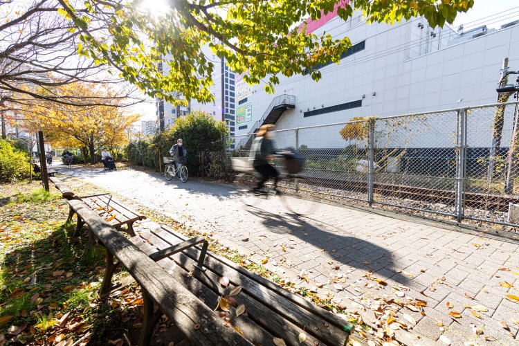 東陽町周辺28南砂線路公園