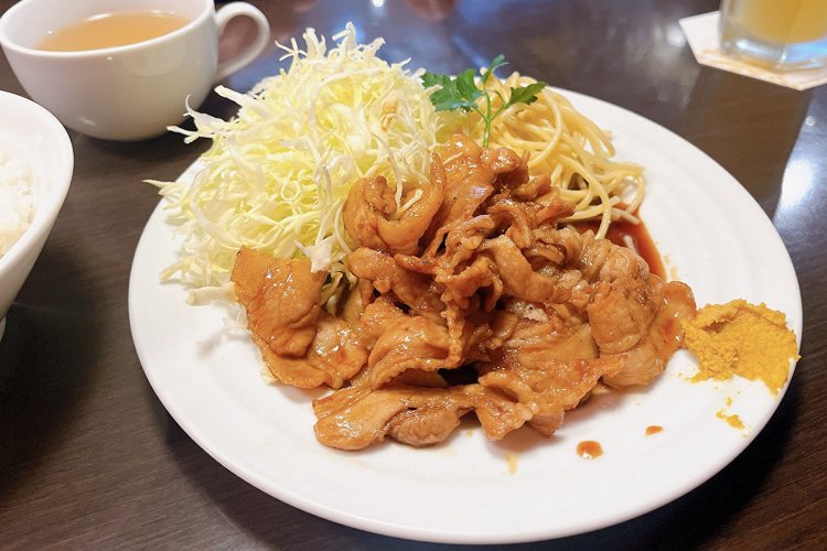 スタミナバラタレ定食1100円。