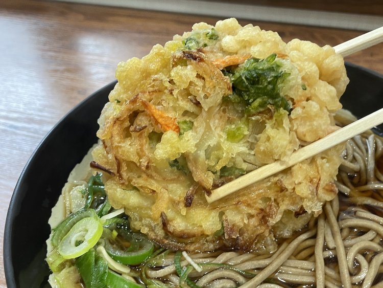 ツユをたっぷり吸わせてガブリ。ふにゃけた衣がたまらないのだ。