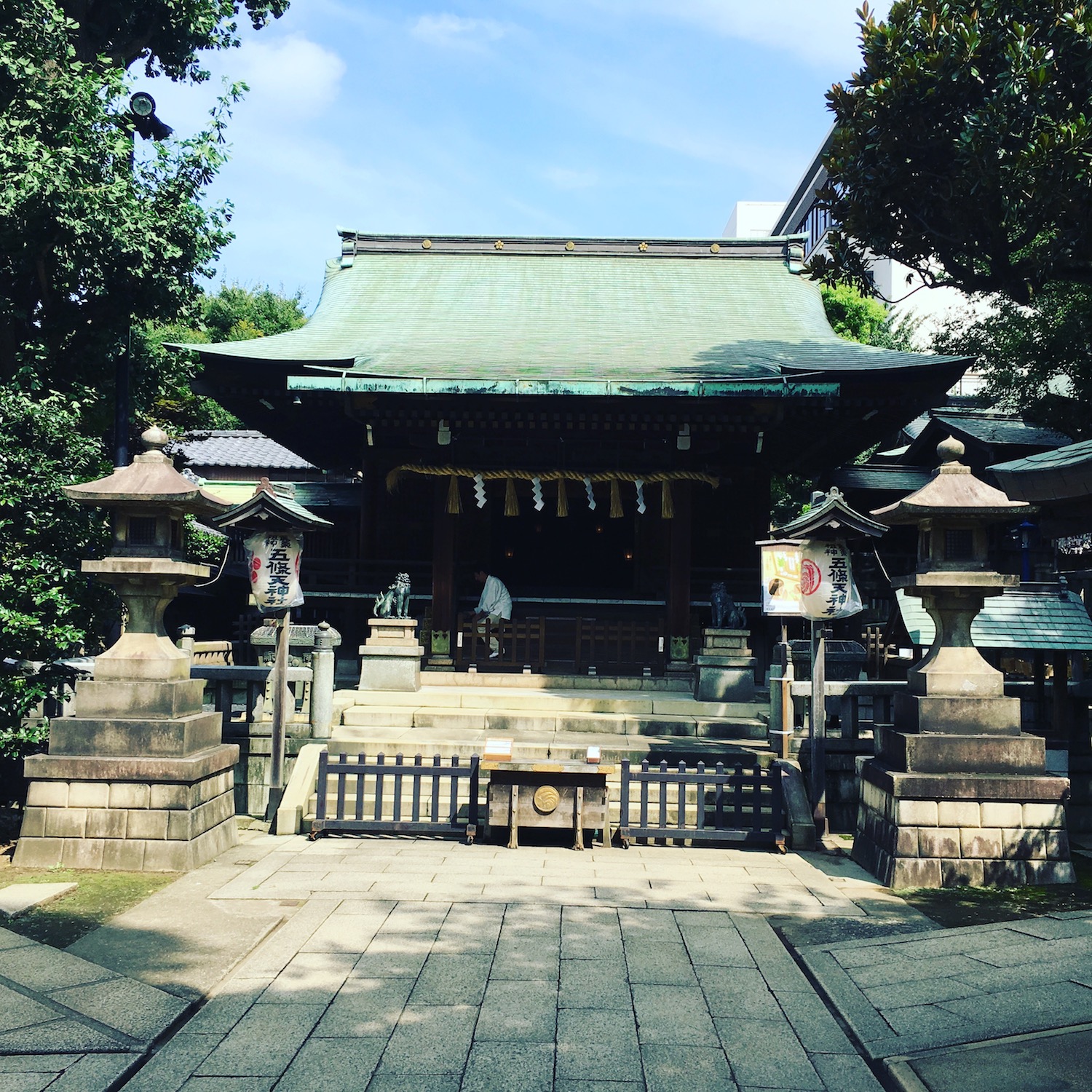 東京最古の神社とも言われる上野の五條天神社。