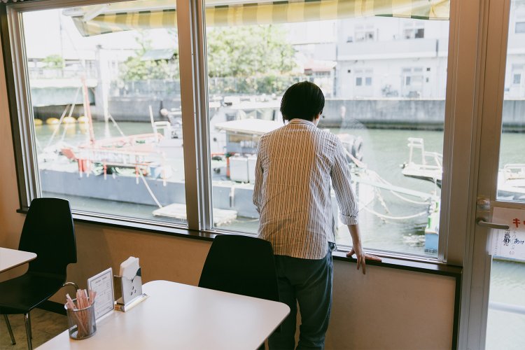 海が近いのでたまに魚が見えるのもおもしろかった。エイも見られるとのこと！