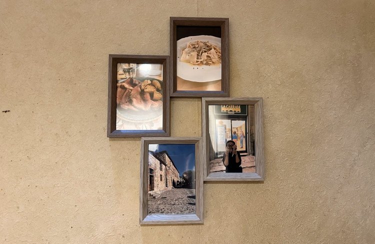 スタッフの新婚旅行での写真。行き先はイタリアのフィレンツェ。