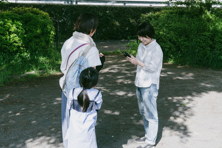 このあたり出身というお母さんから情報をゲット！