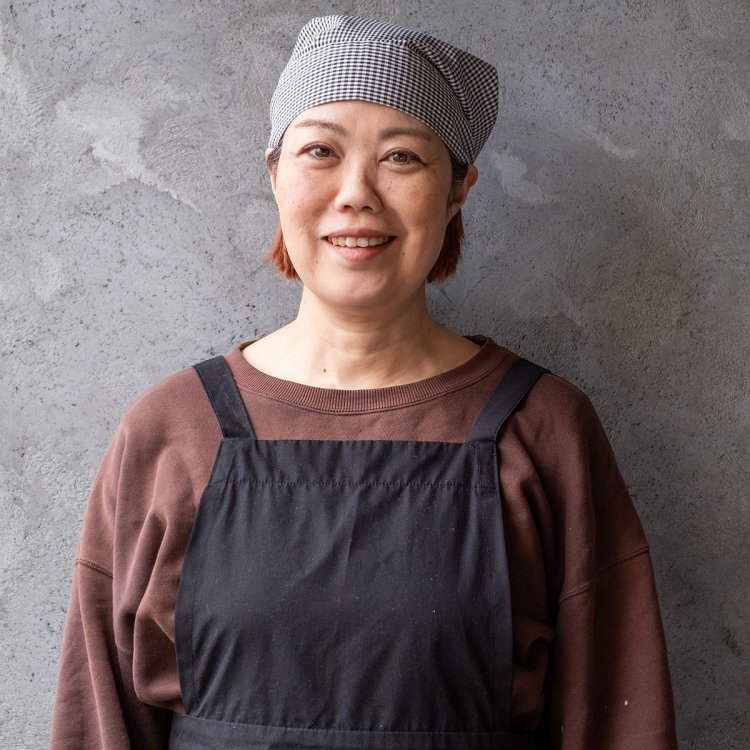 「自家製アイスクリームも人気です」と溝口信子さん。