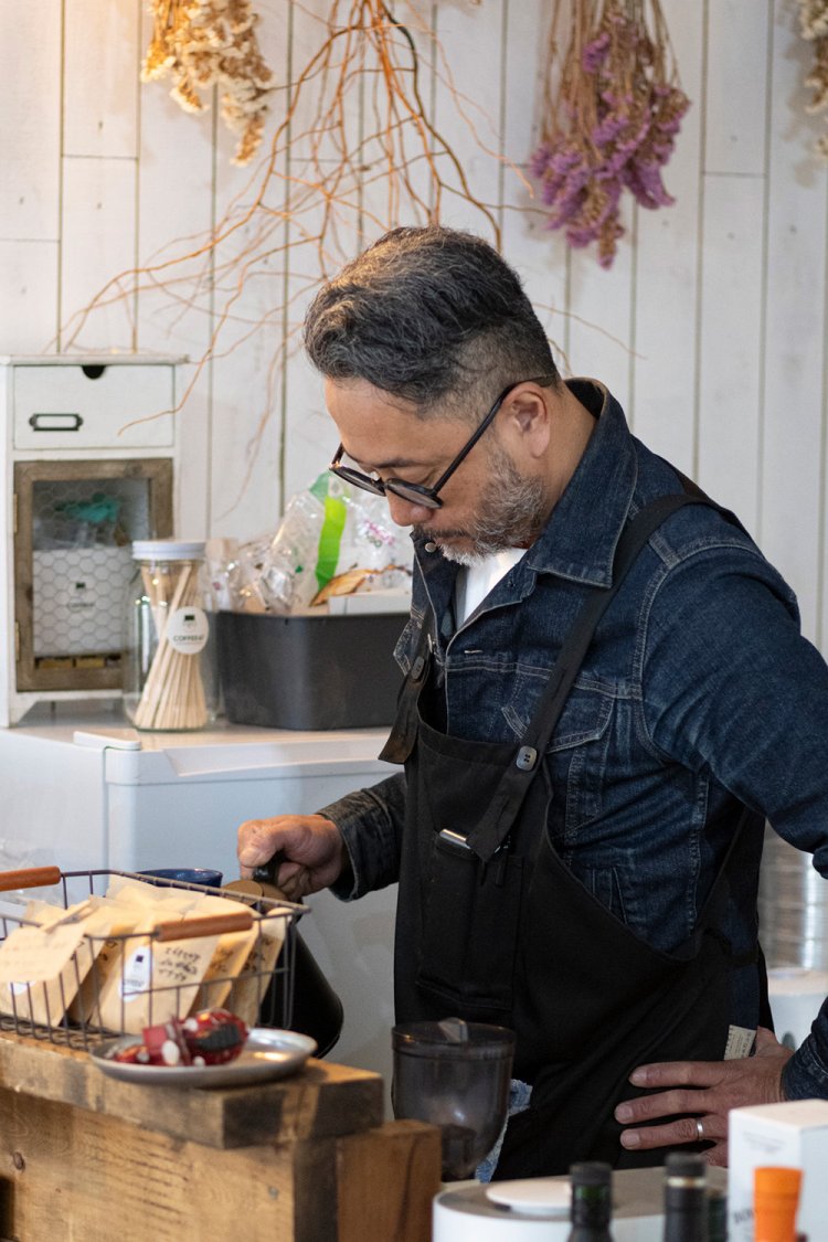 「遊びの一環」と言う楽し気な山口さん。