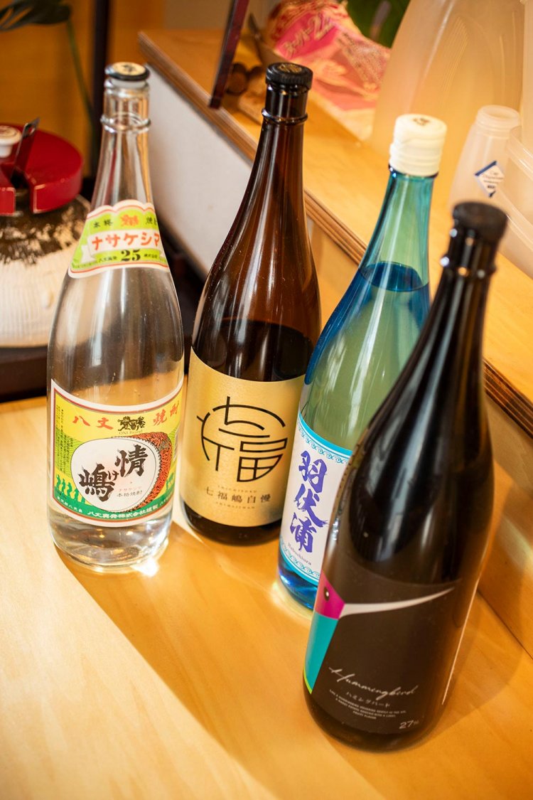 東京の島焼酎も。