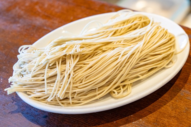 小麦の味にこだわった麺。