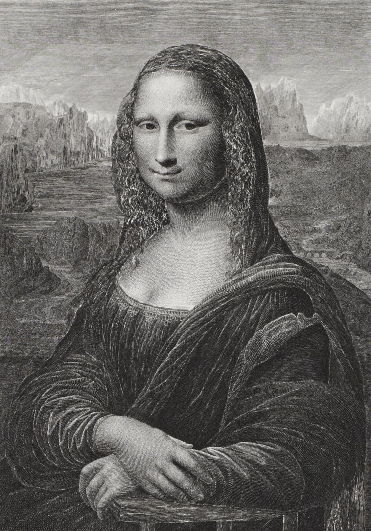  《モナ・リザ》レオナルド・ダ・ヴィンチ 。