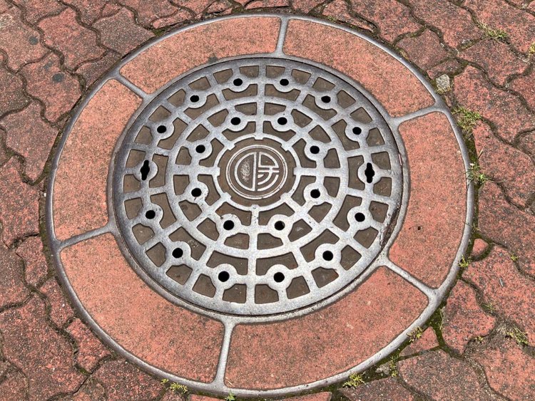 西東京市設置のものより、保谷市のマンホール蓋のほうが多い印象である。