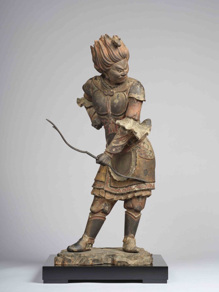 慶派《木造十二神将立像》のうち 丑神像。鎌倉時代・安貞2年（1228）頃。