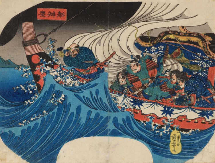 「船弁慶」（ふなべんけい）。後期展示。