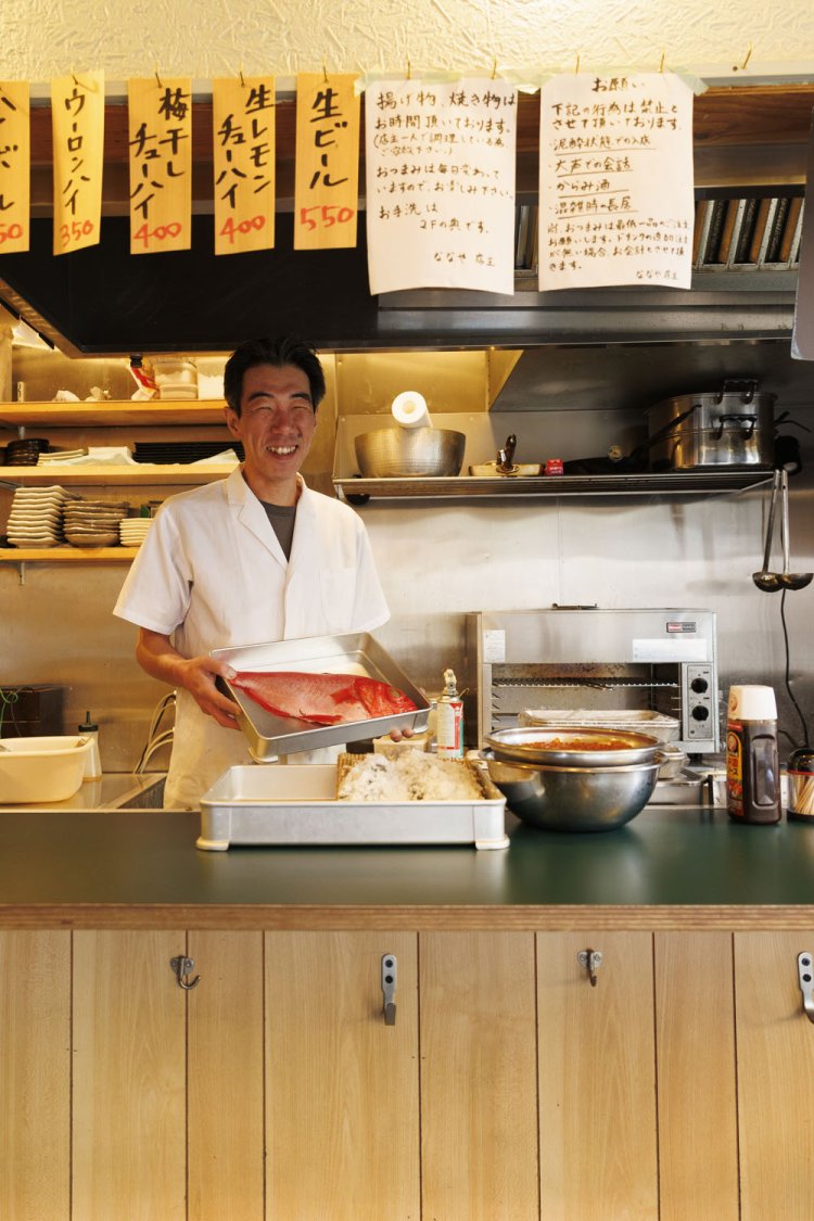 店主の井下さんは人形町の人気居酒屋『笹新』で修業を積んだ。