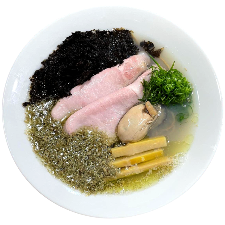 『むかん』の店舗通常メニュー。当日はフェス限定の冷やしラーメンを提供。