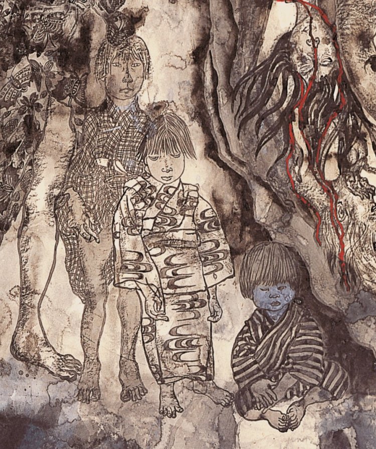 『沖縄戦の図』1984年（部分）。